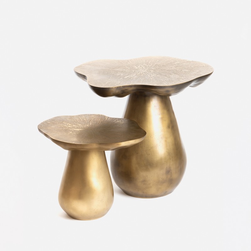 <a href="https://www.galeriegosserez.com/artistes/donnersberg-emma.html">Emma Donnersberg</a> - Mushrooms - Bronze Full Gold